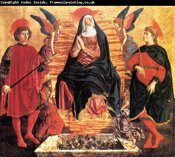 Andrea del Castagno Our Lady of the Assumption with Sts Miniato and Julian